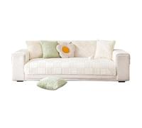 Coussin de canapé en peluche Hiver Coussin chaud en cuir couverture de canapé (70 x 180 cm)