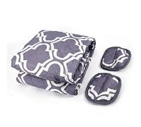 Coussin de canapé en polyester pongé pour animaux de compagnie, tapis de canapé antidérapant pour animaux de compagnie avec impression par ultrasons, coussin de salon pour animaux (Trois personnes :