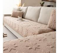 Coussin de canapé épais et confortable en velours de coton antidérapant pour sectionnel, doux pour la peau, 1, 2, 3, 4 places, protection de meubles de salon B 70 x 70 cm