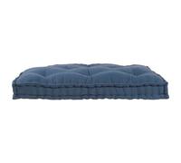 Coussin de canapé sur palette vidaXL en tissu bleu