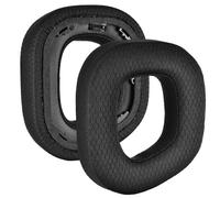 Coussin de casque pour CORSAIR HS80 RGB, 1 paire, sans fil, épais et confortable, noir, compatible Bluetooth