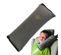 Coussin de ceinture pour en peluche douce, couvercle de sangle | support de harnais réglable, coussin avec boucle de voyage, insert pour repos à la tête, protection du cou sûre, prote