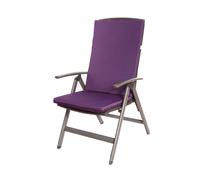 Coussin de Chaise 1 Pcs Coussin 110x47x4cm Dark Purple Garden Cushions for Rattan Furniture | Cushion Outdoor Chair High Back Seat Slim