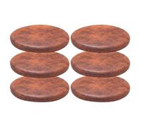 Coussin de Chaise, 6 Paquets de 4,5 cm d'épaisseur antidérapants for Salle à Manger, Coussin siège Rond en Mousse mémoire Forme, Chaise Bureau, Cuisine et, Tabouret, Couleur : E(I,35X35CM(6PCS))