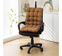 Coussin de chaise à bascule de couleur unie - Coussin de chaise à dossier haut avec attaches - Antidérapant, super doux et épais - Pour bureau, voiture, maison, salle à manger