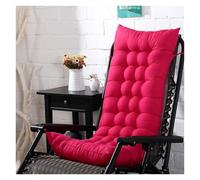 Coussin de chaise à bascule de luxe pour terrasse avec sangles de fixation, extra épais, dossier haut, pour banc à bascule, chaise longue, tapis d'assise doux (rose, 53 x 170 x 8 cm)