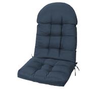 Coussin de Chaise Adirondack à Dos Haut, Coussins de Siège avec Attaches Sécurisées, Coussin Imperméable pour Fauteuil à Bascule à Dossier Haut, pour Extérieur et Intérieur