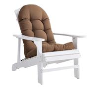 Coussin de Chaise Adirondack, Coussin de Salon Capitonné pour Patio Intérieur et Extérieur à Dossier Haut, Imperméables et Résistants aux UV Coussins de Siège pour Meubles de Jardin ( Color : Brown )