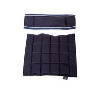 Coussin de chaise avec deux bandes velcro One Equestrian Bleu TU