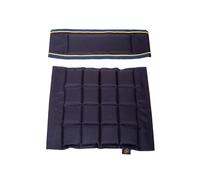 Coussin de chaise avec deux bandes velcro One Equestrian Bleu TU