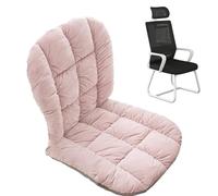 Coussin de chaise avec dossier haut, coussin d'assise et de dossier avec attaches de fixation, coussin de chaise à dossier haut, coussin de siège doux et chaud, coussin antidérapant pour chaise