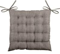 Coussin de chaise BEA brun clair aspect rustique 40x40x4 cm France