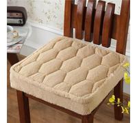 Coussin de chaise carré doux et épais en mousse à mémoire de forme lavable et antidérapant pour terrasse, cuisine, chaises de salle à manger - 38,1 x 38,1 x 7,6 cm (27#)