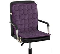 Coussin de Chaise Chauffant, Coussin de Siège de Chaise de Bureau, Lavable en Machine, Coussin de Siège Chauffant 9 Niveaux pour Chaise de Bureau, Stade et Camping(Purple,18x35in/45x90cm)