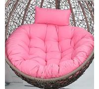 Coussin de chaise confortable rose à suspendre avec oreiller pour intérieur/extérieur, terrasse, jardin, hamac, meubles, 100 cm, parfait pour la relaxation
