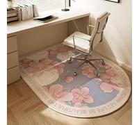 Coussin de chaise de bureau sur le thème des dessins animés : un coussin de protection polyvalent for travailler à domicile(Flowers,120x80cm)