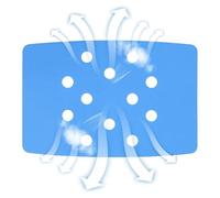 Coussin de chaise de douche, coussin de siège portable, coussin de chaise rafraîchissante ventilé, imperméable, en EVA, antidérapant, accessoire de douche