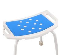 Coussin De Chaise De Douche, EVA Coussin Imperméable Et Antidérapant Avec De Nombreux Trous De Sortie D'eau Tapis De Siège De Tabouret De Bain En Mousse Souple