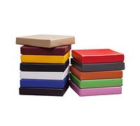 Coussin de chaise de jardin imperméable, épais et rembourré en similicuir pour terrasse, kithchen, chaise de salle à manger, marron foncé, 45 x 45 x 5 cm