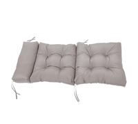Coussin de chaise de patio - Coussins de siège extérieurs pliables pour meubles de patio,Coussin de chaise à dossier haut intérieur extérieur avec attaches, tufté, tapis de coussins de rechange