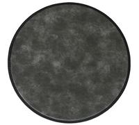 Coussin de Chaise de Salle à Manger Rond en Cuir, antidérapant et imperméable, pour tabourets Hauts, chaises de Bar et de Bistro, Gris, 35 cm (1 pièce)