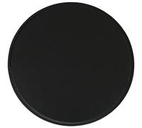 Coussin de Chaise de Salle à Manger Rond en Cuir antidérapant pour Tabouret Haut, imperméable, pour chaises de Bar et de Bistro (Noir, 40 cm, Lot de 1)