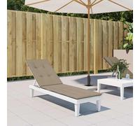 Vidaxl Coussin De Chaise De Terrasse Taupe (75+105)X50x3 Cm