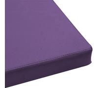 Coussin de chaise d'extérieur imperméable en cuir PU pour jardin, salle à manger, bureau et cuisine - 45 x 45 x 5 cm couleur violette confortable et assise