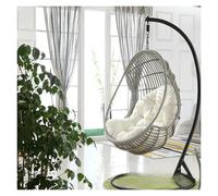 Coussin de chaise d'extérieur imperméable, extra épais et confortable, facile à nettoyer, résistant aux intempéries, pour terrasse, jardin et bord de piscine