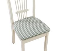 Coussin De Chaise D'Intérieur Antidérapant Mousse Ferme Déhoussable | Galette D'Assise Housse Amovible Respirante Antiglisse Lavable Pour Cuisine Bureau(Green,4 Pack)