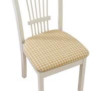 Coussin De Chaise D'Intérieur Antidérapant Mousse Ferme Déhoussable | Galette D'Assise Housse Amovible Respirante Antiglisse Lavable Pour Cuisine Bureau(Yellow,1 pack)
