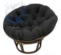 Coussin de chaise double imperméable - Coussin rond confortable pour chaises suspendues - Parfait pour le jardin, la terrasse et le salon - NO10 70 × 7