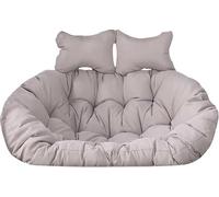 Coussin de chaise double remplaçable et lavable pour suspendre une balançoire. Idéal pour les terrasses, les jardins, les balcons et les hamacs. Siège d'extérieur confortable et élégant
