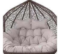 Coussin de chaise double suspendu pour 2 personnes - Mobilier de terrasse extérieur hamac balancelle confortable et design pour la détente et les loisirs
