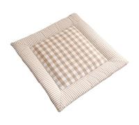 Coussin de chaise doux et confortable, 2 pièces, coussin méditation, siège respirant for sol bureau maison pour Méditation(Light Coffee 40x40cm)