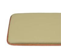 Coussin de chaise en cuir synthétique, rectangulaire/carré, imperméable, antidérapant, pour l'intérieur et l'extérieur, vert clair, 45 x 45 cm