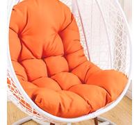 Coussin de chaise en forme d'oeuf,Coussin de chaise suspendu,coussin de chaise en rotin,oreiller intégré,Diverses options de couleur,Convient pour les jardins extérieurs, les balançoires intérieures,