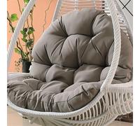 Coussin de chaise en forme d'oeuf,Coussin de chaise suspendu,coussin de chaise en rotin,oreiller intégré,Diverses options de couleur,Convient pour les jardins extérieurs, les balançoires intérieures,