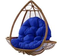 Coussin de chaise en forme d'oeuf,Coussin de chaise suspendu,coussin de chaise en rotin,oreiller intégré,Diverses options de couleur,Convient pour les jardins extérieurs, les balançoires intérieures