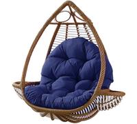 Coussin de chaise en forme d'oeuf,Coussin de chaise suspendu,coussin de chaise en rotin,oreiller intégré,Diverses options de couleur,Convient pour les jardins extérieurs, les balançoires intérieures