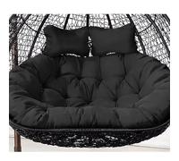 Coussin de chaise en forme d'œuf à suspendre pour 2 personnes, coussin de balancelle d'extérieur, double hamac de rechange pour plus de confort et de soutien