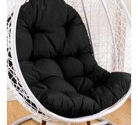 Coussin de chaise en forme d'oeuf,Coussin de chaise suspendu,coussin de chaise en rotin,oreiller intégré,Diverses options de couleur,Convient pour les jardins extérieurs, les balançoires intérieures,