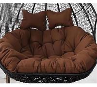 Coussin de Chaise en Forme D'œUf ImperméAble pour BalançOire 2 Places, Coussin de Remplacement pour Chaise Hamac Suspendue en Forme D'œUf(M,150 * 110cm/59 * 43in)