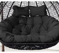 Coussin de Chaise en Forme D'œUf ImperméAble pour BalançOire 2 Places, Coussin de Remplacement pour Chaise Hamac Suspendue en Forme D'œUf(D,150 * 110cm/59 * 43in)