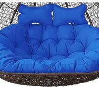 Coussin de Chaise en Forme D'œUf ImperméAble pour BalançOire 2 Places, Coussin de Remplacement pour Chaise Hamac Suspendue en Forme D'œUf(B,150 * 110cm/59 * 43in)