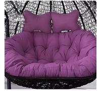 Coussin de Chaise en Forme D'œUf ImperméAble pour BalançOire 2 Places, Coussin de Remplacement pour Chaise Hamac Suspendue en Forme D'œUf(K,150 * 110cm/59 * 43in)