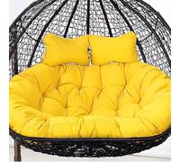 Coussin de Chaise en Forme D'œUf ImperméAble pour BalançOire 2 Places, Coussin de Remplacement pour Chaise Hamac Suspendue en Forme D'œUf(A,150 * 110cm/59 * 43in)