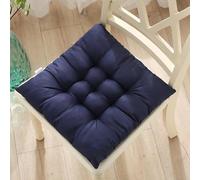 Coussin De Chaise en Lin avec Liens, Galette Siège Confortable Et Lavable pour Intérieur, Cuisine, Jardin Terrasse 40x40 Cm(I,45x45cm(4pcs))