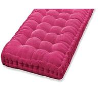 Coussin de chaise épais en forme d'œuf, coussin épais pour banc de jardin extérieur - Coussin d'assise confortable et durable pour bancs de taille standard (130 x 40 cm) - Idéal pour une uti