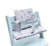 Coussin de chaise haute avec motifs mignons, lavable et respirant, accessoire de repas pour bébé, coussin de remplacement pour repas, D, une pièce